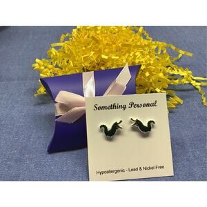 Crocodile - Peter Pan Inspired Post Earrings -- Gift Boxed - Chibi Cute
